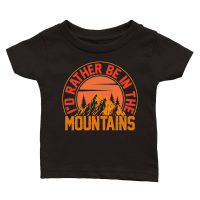Product Hiking   Id rather be in the Classic Baby Crewneck T-shirt