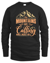 Product Hiking   The Mountains are calling Adventure Unisex Sweatshirt