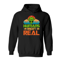 Product Humans Aren't Real Alien UFO Hoodie