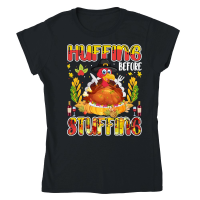 Product huffing before stuffing Classic Womens Crewneck T-shirt