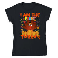 Product i am the funny turkey Classic Womens Crewneck T-shirt