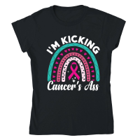 Product I'm kicking cancers ass Classic Womens Crewneck T-shirt