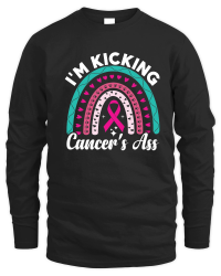 Product I'm kicking cancers ass Unisex Sweatshirt