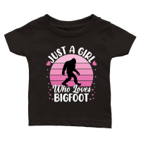 Product Just a girl who loves Bigfoot Classic Baby Crewneck T-shirt