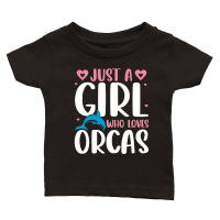 Product Just A Girl Who Loves Orcas Classic Baby Crewneck T-shirt