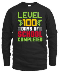 Product Level 100 Days Of School Completed Unisex Sweatshirt