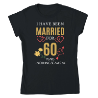 Product Married for 60 Years 60th Wedding Classic Womens Crewneck T-shirt