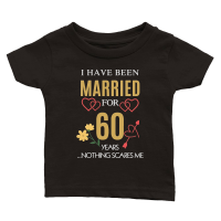 Product Married for 60 Years 60th Wedding Classic Baby Crewneck T-shirt