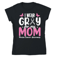 Product mother day   My god is stronger than lung cancer Classic Womens Crewneck T-shirt