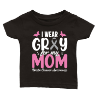 Product mother day   My god is stronger than lung cancer Classic Baby Crewneck T-shirt