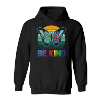 Product Sign Language Butterfly Autism Be Kind Hoodie