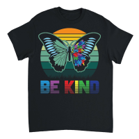 Product Sign Language Butterfly Autism Be Kind Unisex T-Shirt