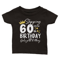 Product Stepping into My 60th Birthday Classic Baby Crewneck T-shirt