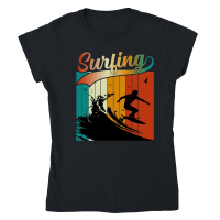 Product Surfing Classic Womens Crewneck T-shirt