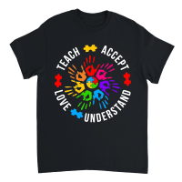 Product Teach Accept Understand Love Autism Unisex T-Shirt