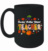 Product thankful grateful blessed teacher Mug
