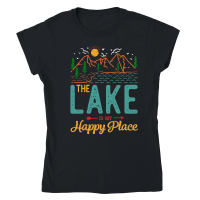 Product The Lake is My Happy Place Classic Womens Crewneck T-shirt