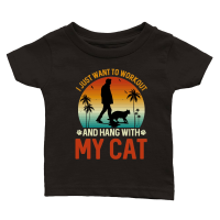 Product Workout with My Cat Classic Baby Crewneck T-shirt