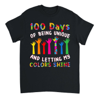 Product 100 days of being unique and letting my colors shine Unisex T-Shirt
