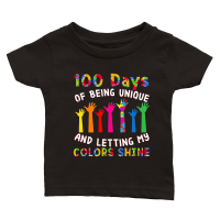 Product 100 days of being unique and letting my colors shine Classic Baby Crewneck T-shirt