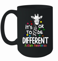 Product Autism   Cute Giraffe Animals Be Differents Mug
