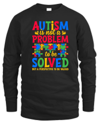 Product Autism is not a problem to be solved Unisex Sweatshirt