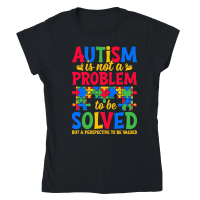 Product Autism is not a problem to be solved Classic Womens Crewneck T-shirt