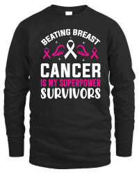 Product Beating breast cancer is my superpower survivors Unisex Sweatshirt