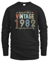 Product Birthday   Limited Edition Vintage 1982 Unisex Sweatshirt