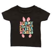 Product Bunny Kisses And Easter Wishes Classic Baby Crewneck T-shirt