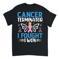 Product Cancer terminator i fought i won Unisex T-Shirt