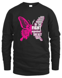Product Certified badass in the fight against breast cancer Unisex Sweatshirt