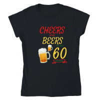 Product Cheers and Beers to My 60 Years 2   60th birthday Classic Womens Crewneck T-shirt