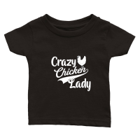 Product Crazy Chicken Lady Classic Baby Crewneck T-shirt