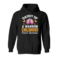 Product Daddy of a warrior Childhood cancer awareness Hoodie