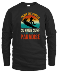 Product Enjoy The Summer Summer Surf in Blue Paradise Unisex Sweatshirt