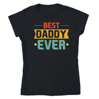 Product father day   Best Daddy Ever Classic Womens Crewneck T-shirt
