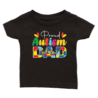 Product father day Autism   Proud Autism Dad Classic Baby Crewneck T-shirt