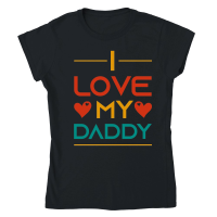 Product father day  I love my daddy Classic Womens Crewneck T-shirt