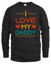 Product father day  I love my daddy Unisex Sweatshirt