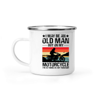 Product I May be an Old Man But On my Motorcycle i'm Teenager Camping Mug