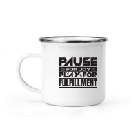 Product Pause For Joy Play For Fulfillment (B) Camping Mug