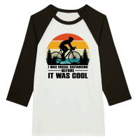 Product I Was Social Distancing Before It Was Cool Unisex 3/4 sleeve Raglan T-shirt