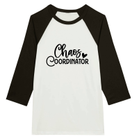 Product Chaos Coordinator 2 01 Unisex 3/4 sleeve Raglan T-shirt