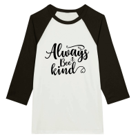 Product Always Bee Kind 01 Unisex 3/4 sleeve Raglan T-shirt