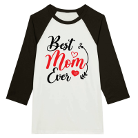 Product Best Mom Ever 01 Unisex 3/4 sleeve Raglan T-shirt