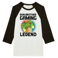 Product Son Brother Gaming Legend Unisex 3/4 sleeve Raglan T-shirt