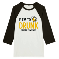 Product Funny Couples Shirts Wife 2 Unisex 3/4 sleeve Raglan T-shirt