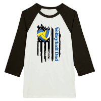 Product Volleyball Dad 01 Unisex 3/4 sleeve Raglan T-shirt