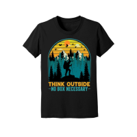 Product Think Outside No Box Necessary Hiking Youth Jersey Tee